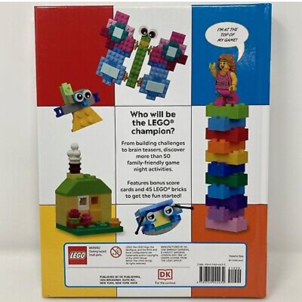 Lego Family Game Night DK Books with 45 Lego Bricks - Picture 2 of 3